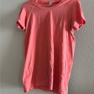 Lululemon Athletica Coral Short Sleeve Tee